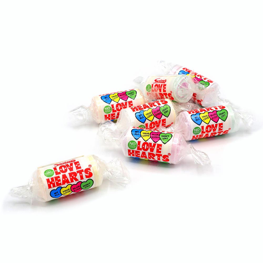 Swizzels Love Hearts Mini Rolls 3kg - 1 x 3kg Bag