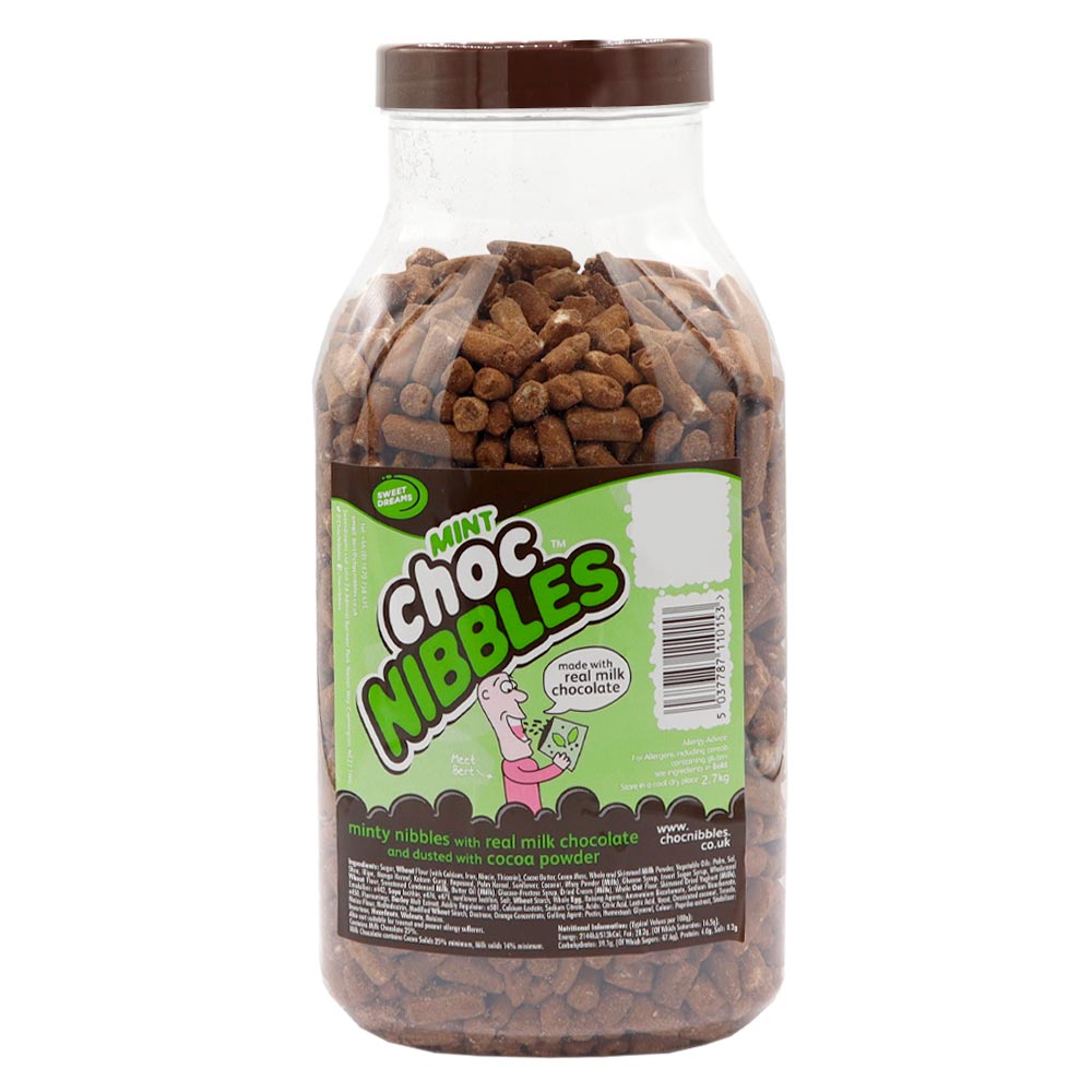 Sweet Dreams Mint Choc Nibbles 2. 7kg - 1 x 2. 7kg Jar