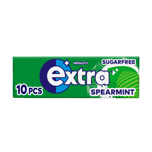 Wrigley's Extra Spearmint Sugarfree Chewing Gum - 30 x 14g Packs