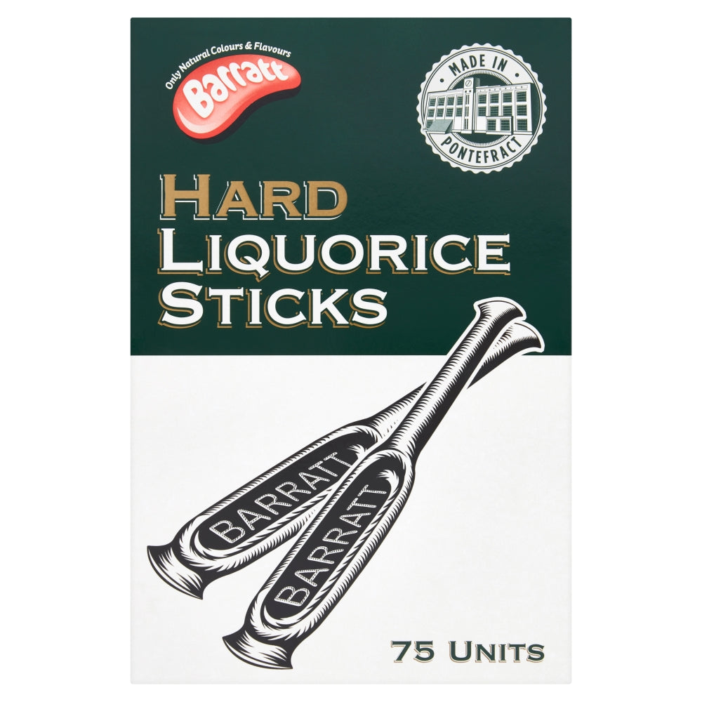 Barratt Hard Liquorice Sticks - 75 x 15. 5g Sticks