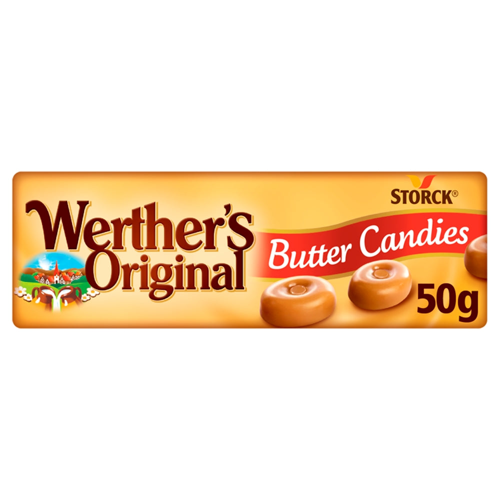 Werther's Original Butter Candies 50g - 24 x 50g Rolls