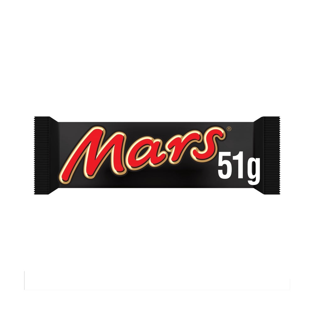 Mars, Caramel, Nougat & Milk Chocolate Snack Bar 51g - 24 x 51g Bars
