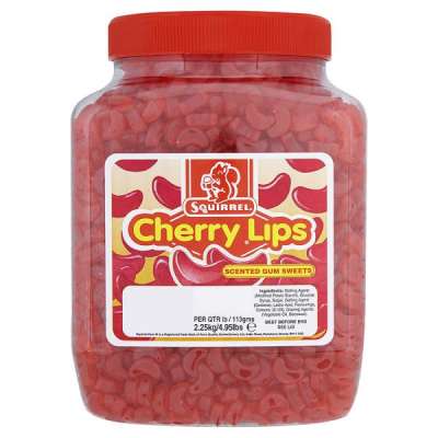 Squirrel Cherry Lips Jar 2. 25kg - 1 x 2. 25kg Jar