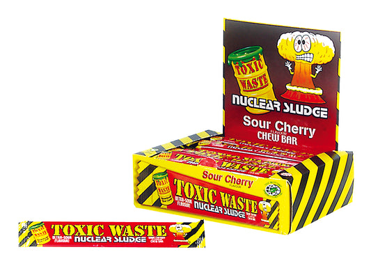 Toxic Waste Cherry Chew Bars 20g - 50 x 20g Bars