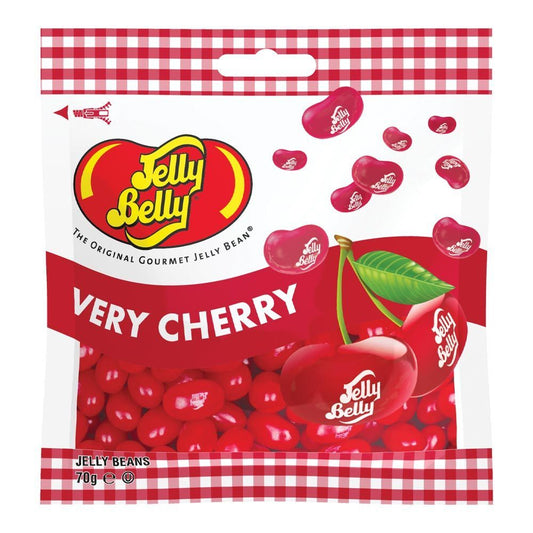 Jelly Belly Very Cherry Jelly Beans Bag 70g - 12 x 70g Bags