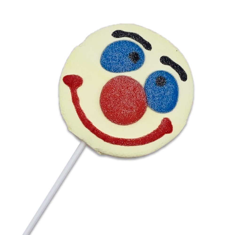 Kandy Kandy Mega Mallow Face Lolly 90g - 12 x 90g Lollipops