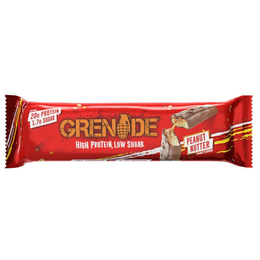 Grenade Peanut Nutter Flavour Protein Bar 60g - 12 x 60g Bars