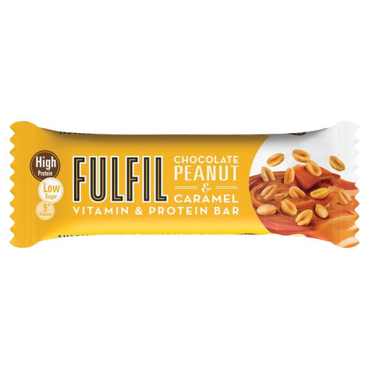 Fulfil Chocolate Peanut & Caramel Flavour Vitamin & Protein Bar 40g - 15 x 40g Bars