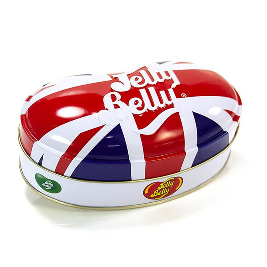 Jelly Belly Union Jack Assorted Mix Jelly Bean Tin 200g - 12 x 200g Tins