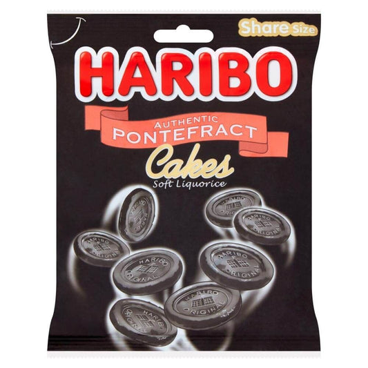 Haribo Pontefract Cakes Bag 160g - 12 x 160g Bags
