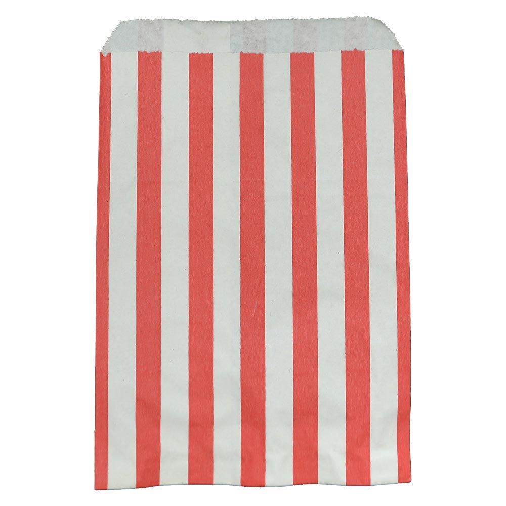 Accessories Red & White Candy Striped Paper Bags - 1000 Bags