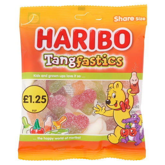 Haribo Tangfastics 140g £1.25 PMP - 12 x 140g Bags