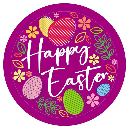 Accessories Happy Easter Labels - 1 Roll (250 Labels)