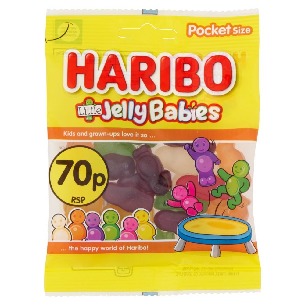 Haribo Little Jelly Babies Bag 60g 70p PMP - 20 x 60g Bags