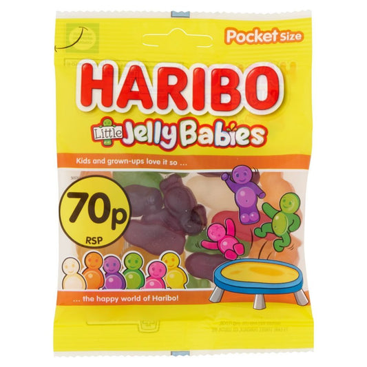 Haribo Little Jelly Babies Bag 60g 70p PMP - 20 x 60g Bags