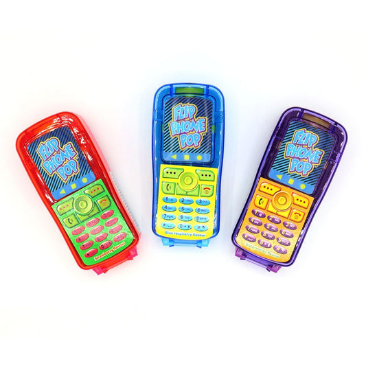 Kidsmania Flip Phone Pop 30g - 12 x 30g Lollipops