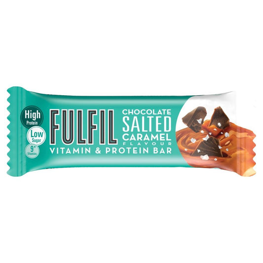 Fulfil Chocolate Salted Caramel Flavour Vitamin & Protein Bar 40g - 15 x 40g Bars
