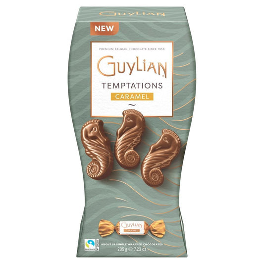 Guylian Temptations Caramel Chocolate Box 205g - 1 x 205g Box