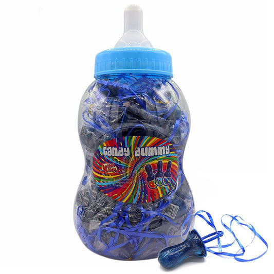 Kandy Kandy Blue Dummies Jar - 30 x 60g Lollipops
