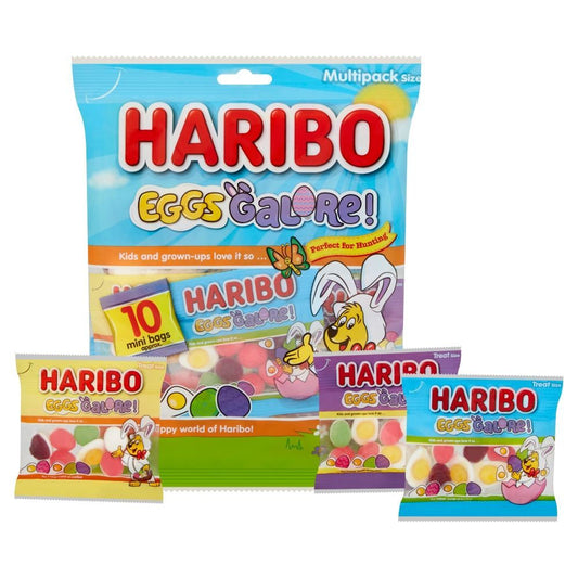 Haribo Eggs Galore Multipack 160g - 10 x 160g Multipack