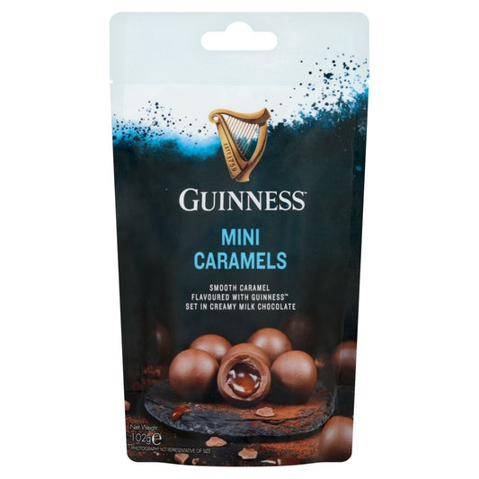 Guinness Mini Caramels Pouch 102g - 12 x 102g Bags