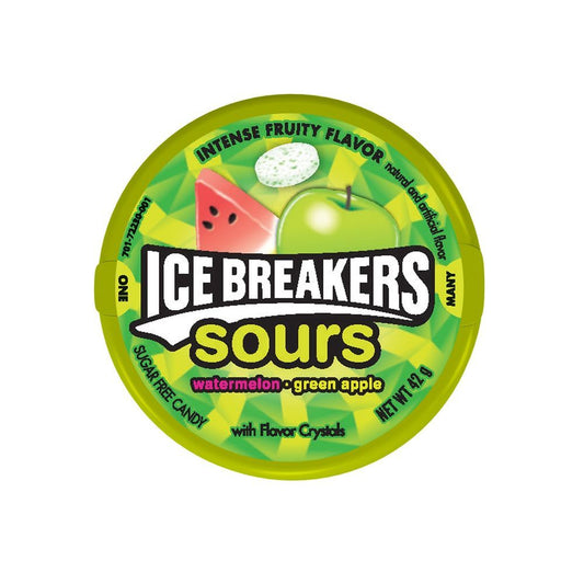 Ice Breakers Fruit Sours Sugar Free 42g - 8 x 42g Packs