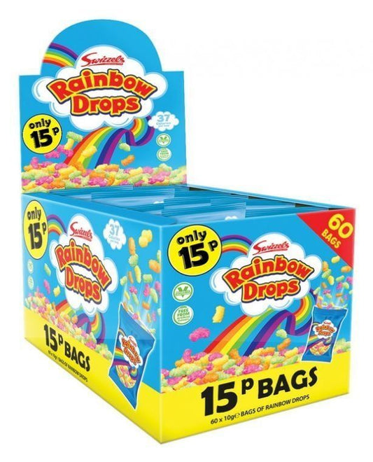 60 x 10g bags of Rainbow Drops
