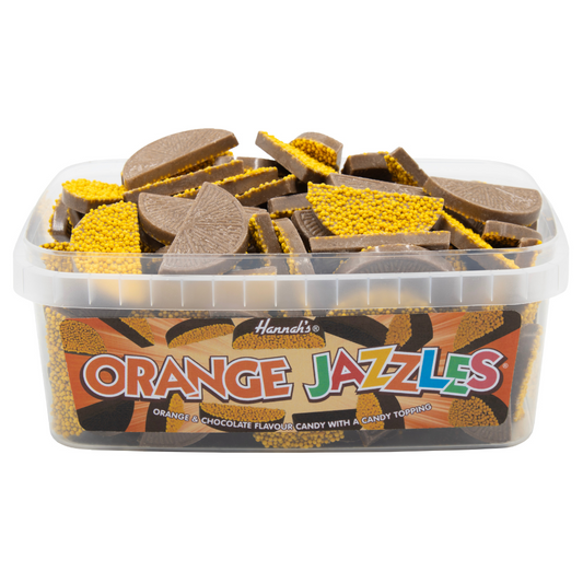 Hannah's Orange Jazzles Tub 600g - 1 x 600g Tub