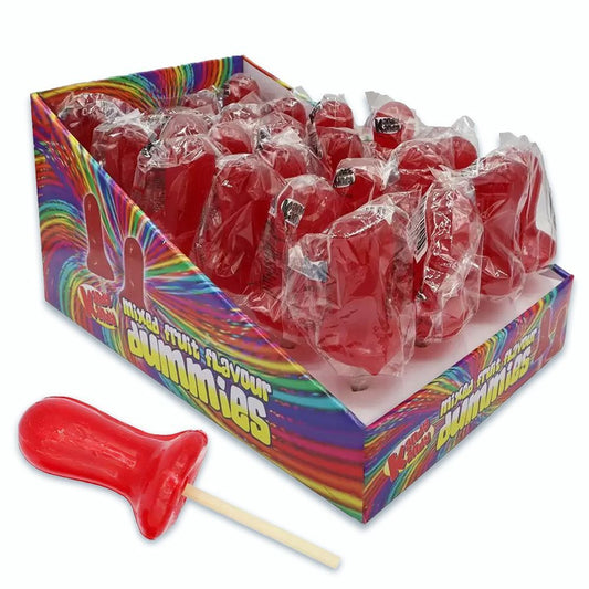Kandy Kandy Mixed Fruit Red Dummy On A Stick 60g - 24 x 60g Lollipops