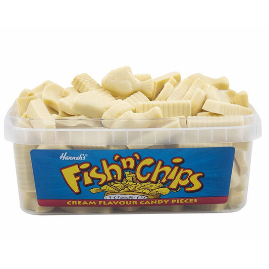 Hannah's Fish n Chips Tub 600g - 1 x 840g Tub