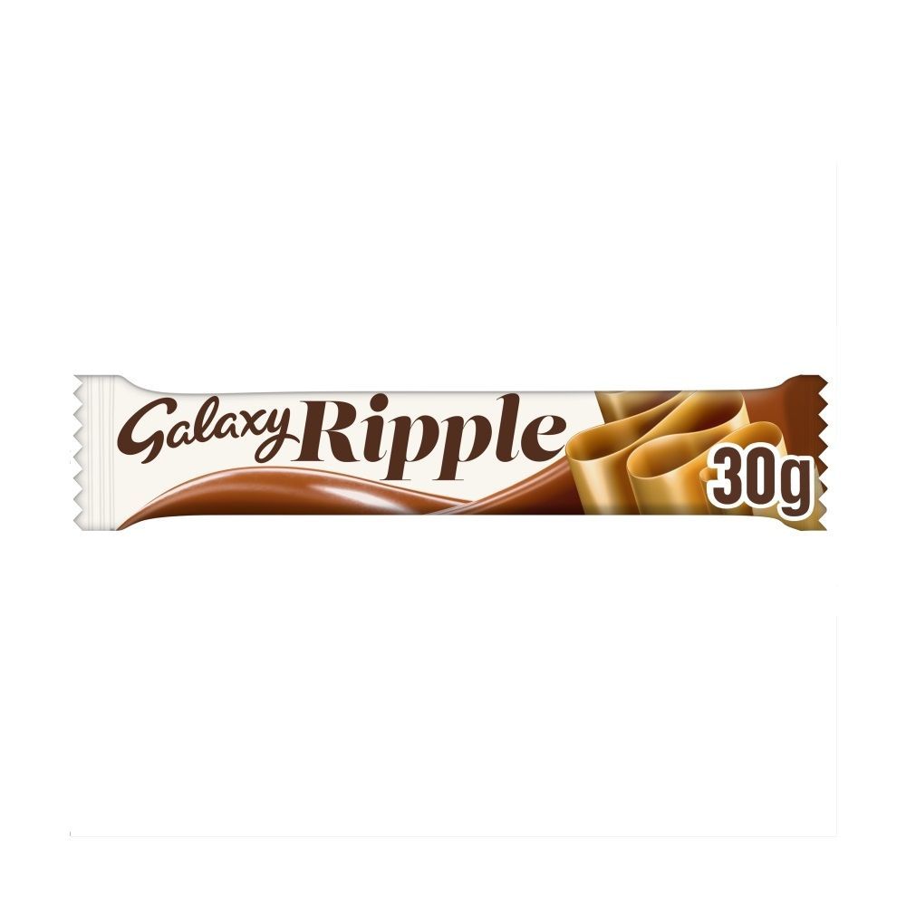 Galaxy Ripple Milk Chocolate Snack Bar 30g - 36 x 33g Bars