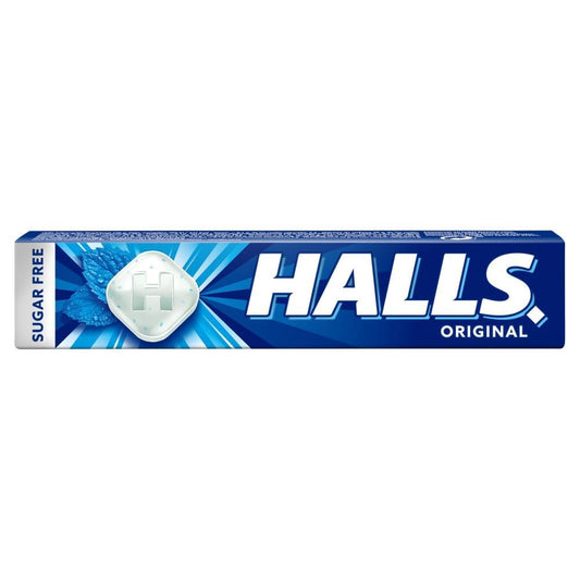 Halls Original Menthol Action Sugar Free 32g - 20 x 32g Packs