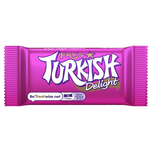 Fry's Turkish Delight Chocolate Bar 51g - 48 x 51g Bars