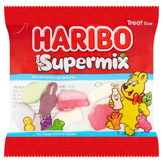 Haribo Supermix Minis Treat Bags 16g - 100 x 16g Treat Bags