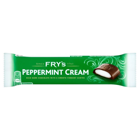 Fry's Peppermint Cream Chocolate Bar 49g - 48 x 49g Bars