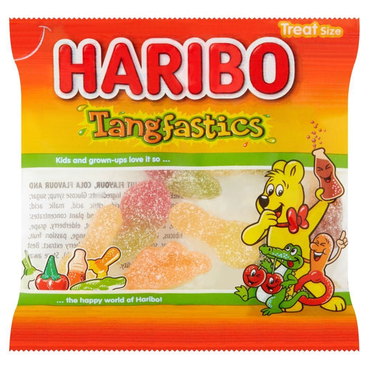 Haribo Tangfastics Treat Bags 16g - 100 x 16g Treat Bags