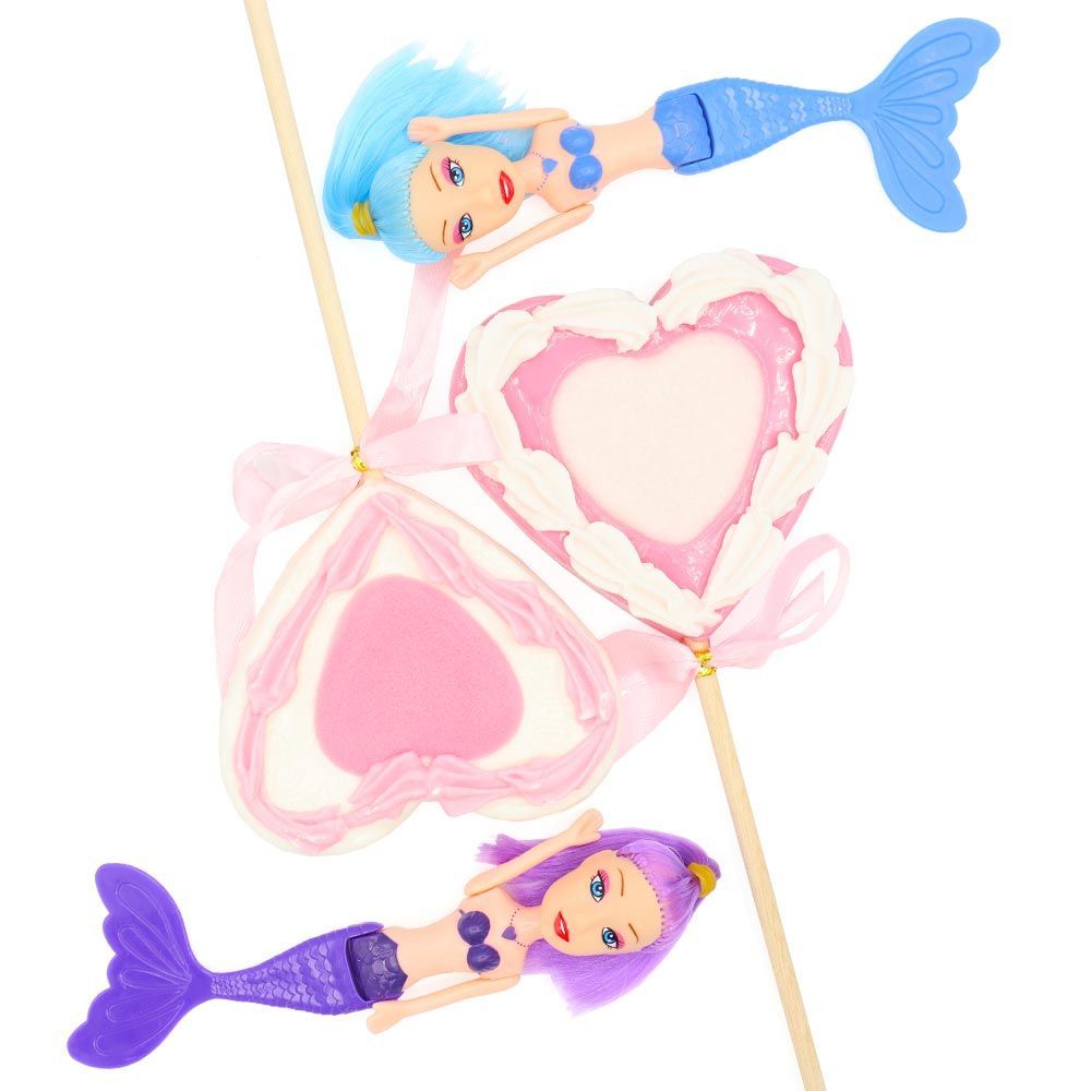 Kandy King Love Heart Lollipop & Doll 85g - 12 x 85g Lollipops