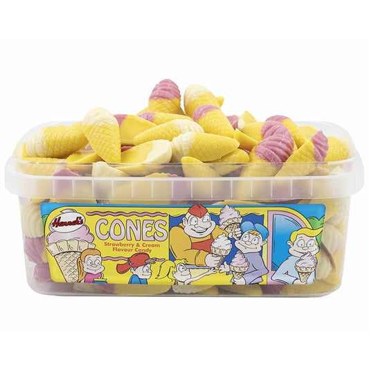 Hannah's Ice Cream Cones Tub 600g - 1 x 600g Tub