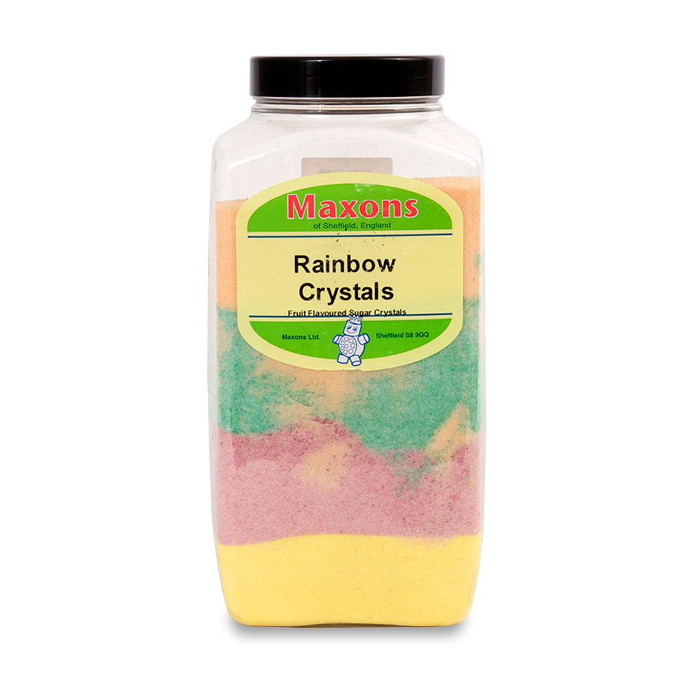 Maxons Rainbow Crystals Jar 3. 6kg - 1 x 3. 6kg Jar